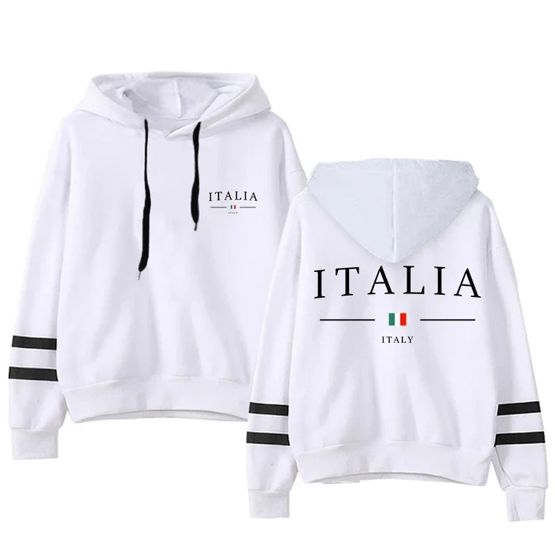 Women Clothing Hot Sale Daily Womens Sweatshirts Fashion Pullovers Versatile Hoodies Stripe Jogging Casual Printing Sports Style - The world bestselling 