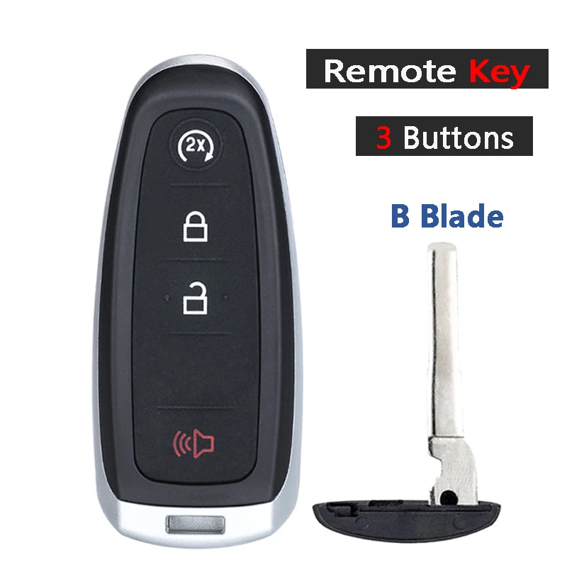 KEYECU M3N5WY8609 315MHz 433MHz ID46 4D63 Chip Smart Remote Key Fob for Ford Edge Escape Explorer Taurus Flex Focus Lincoln MKX