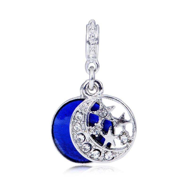 1Pcs/lot High Quality Zinc Alloy Silver Plated Large Hole Bead DIY  Accessories Gift Bead Jewelry Women's Bracelet Silvering