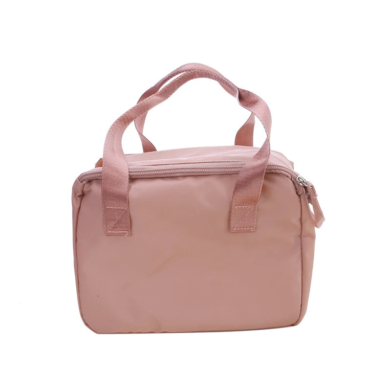 Fashionable New Large Capacity Lunch Bag Hand-held Lunch Box Bag Hand-held Diagonal Cross Insulated Bag Portable Lunch Bag