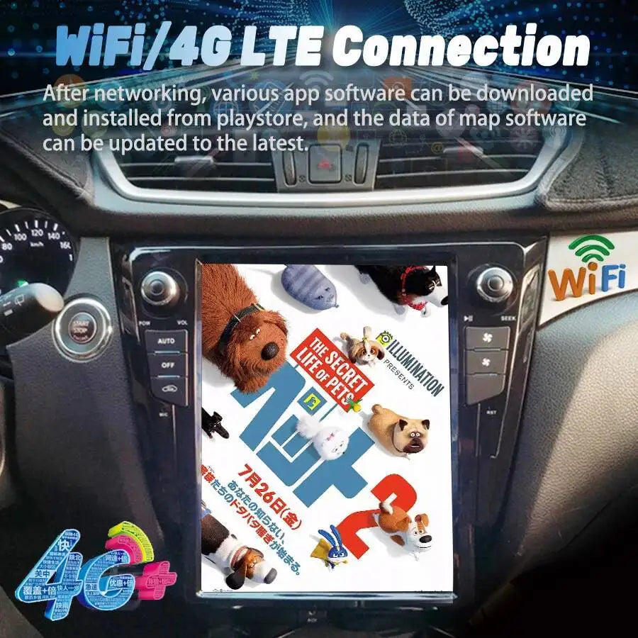 DSP Carplay Vertical Screen For Nissan X-Trail Xtrail X Trail T32 Qashqai J11 2012 - 2025 Navi 12.1" Android 15 Car Radio Stereo