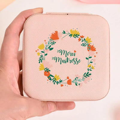 Thank You Mistress for This Great Year Jewelry Organizer Teacher's Day Gift for Her Garland Alphabet Jewelry Box Thanks teacher