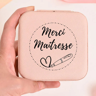 Thank You Mistress for This Great Year Jewelry Organizer Teacher's Day Gift for Her Garland Alphabet Jewelry Box Thanks teacher