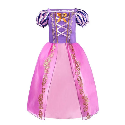 Rapunzel Dress for Girls Cinderella Belle Dress Up Fantasy Children Birthday Party Princess Costume Kids Halloween Clothes - The world bestselling 