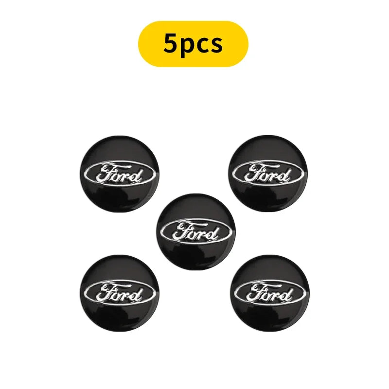 New Car Remote Control Emblem Logo Key Sticker For Ford Raptor Fiesta Focus 2 3 4 Mondeo Ecosport Mustang Fusion Accessories