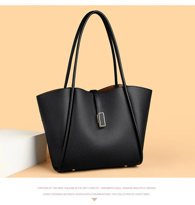 High Quality Soft Leather Shoulder Crossbody Bags For Women Large Capacity Luxury Bag Brand Designer Casual Handbag Sac A Main