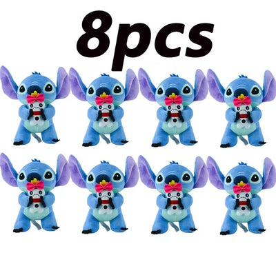 12cm 20cm 25cm Stitch Stuffed Plush Models Cartoon Stuffed Plush Dolls Anime Plush Baby Toys Kawaii Kids Birthday Gift