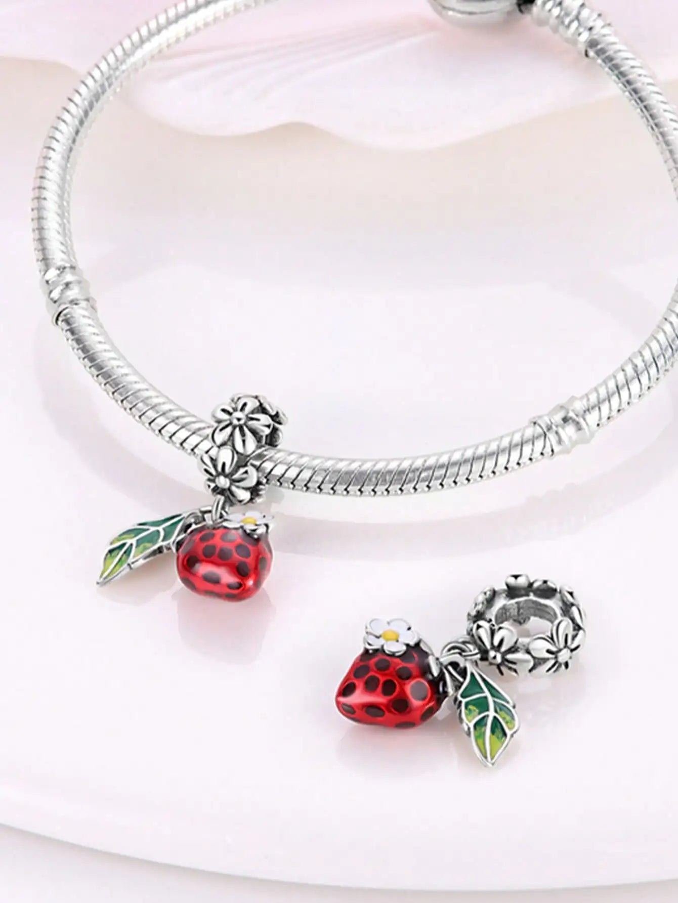 Cute little bear mouse  snowman Beads Charm Silver Plated Fit Charms Silver 925 Original Bracelet for Jewelry Making DIY Charm