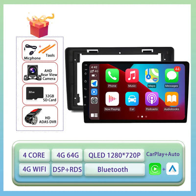 Android Auto Carplay For Citroen C2 C3 2001 2003 - 2010 Car Radio Multimedia Video Player WiFi GPS Navigation DSP Stereo