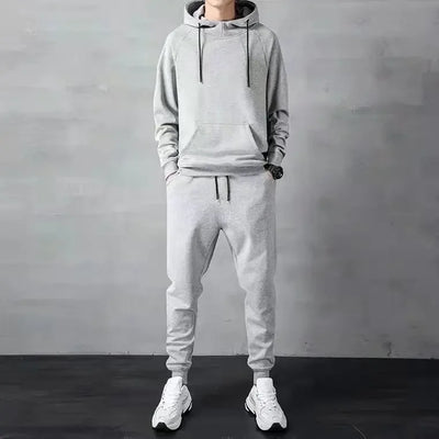 Men's clothing, sporty casual set, for spring and autumn 2025, new style, long-sleeved top and pants, two-piece set, matching - The world bestselling 