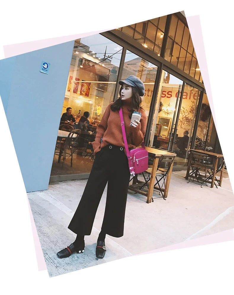 TEGAOTE High Quality Waterproof Men Women Shoulder Messenger Bag Cross Body Phone Purse Lightweight Blue Black Red Purple