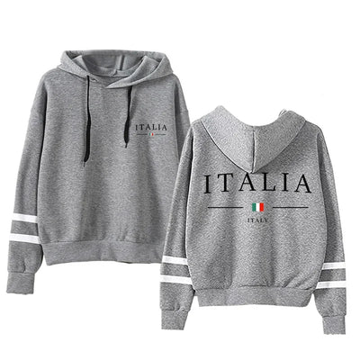 Women Clothing Hot Sale Daily Womens Sweatshirts Fashion Pullovers Versatile Hoodies Stripe Jogging Casual Printing Sports Style - The world bestselling 