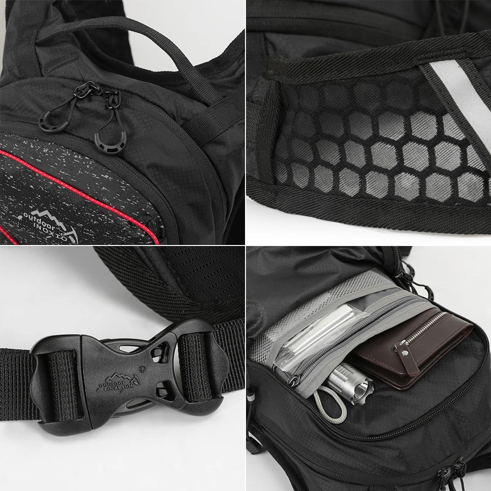 12L Outdoor Running Backpack Bicycle Sports Vest Ultralight Riding Bag Women Men Breathable Jogging Sport Backpack For Camping