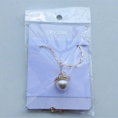 quality Imitation pearls ball pendant Necklace Earrings fashion Jewelry set lover girl gift birthday summer beach Bride Wedding
