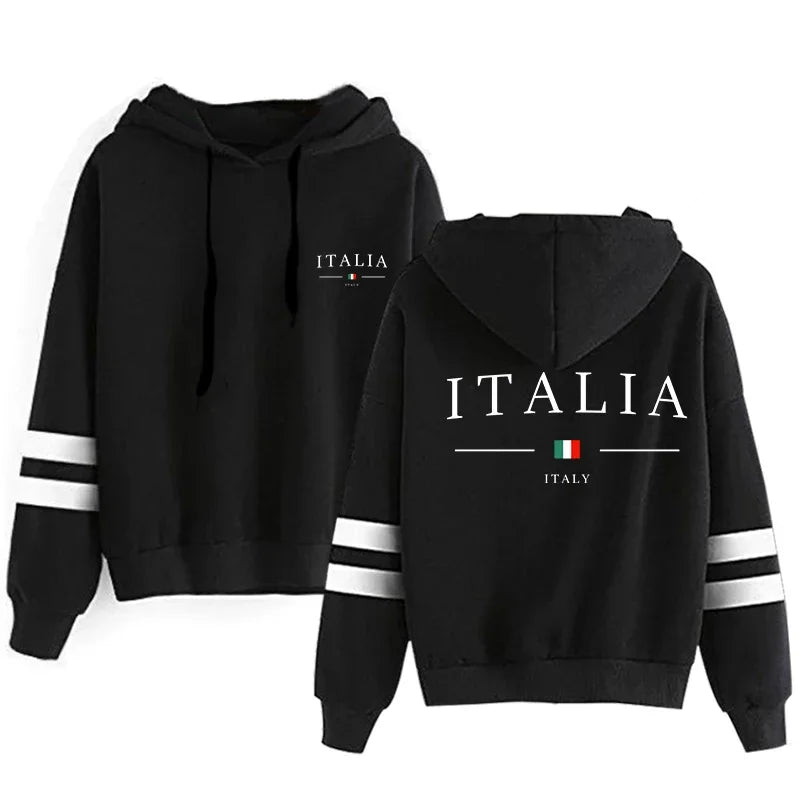 Women Clothing Hot Sale Daily Womens Sweatshirts Fashion Pullovers Versatile Hoodies Stripe Jogging Casual Printing Sports Style - The world bestselling 