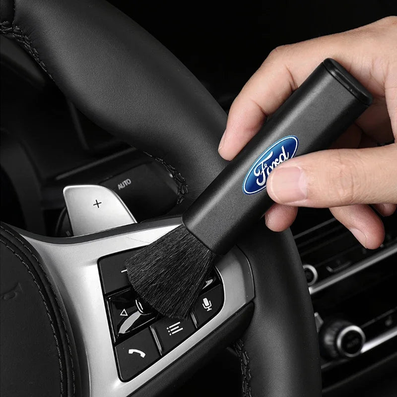 Car Telescopic Plastic Handle Wool Small Brush For Ford Focus mk2 mk3 Fiesta mk7 Ranger Mondeo mk4 S-MAX Kuga Mustang Auto Goods