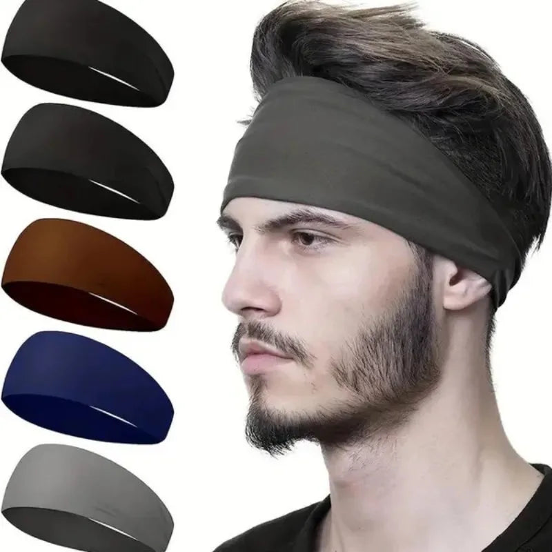 Sports Sweat - proof Headband, Quick - drying, Breathable and Sweat - absorbing, Essential for Running and Fitness Yoga. - The world bestselling 