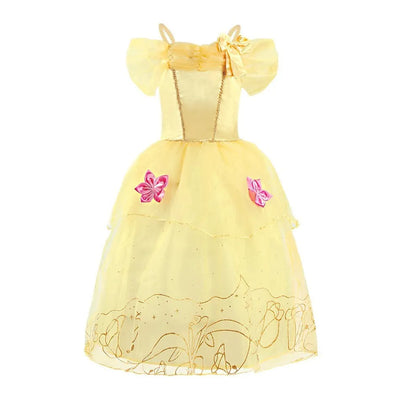 Rapunzel Dress for Girls Cinderella Belle Dress Up Fantasy Children Birthday Party Princess Costume Kids Halloween Clothes - The world bestselling 