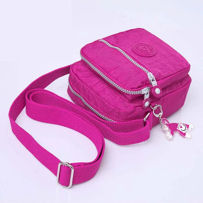 TEGAOTE High Quality Waterproof Men Women Shoulder Messenger Bag Cross Body Phone Purse Lightweight Blue Black Red Purple