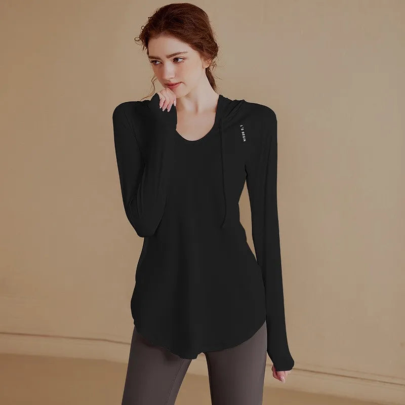 Women's Sports Wear For Fitness Running Jogging Seamless Long Sleeve Gym Woman Sport Shirt Yoga Top Female Workout Tops T-shirt - The world bestselling 