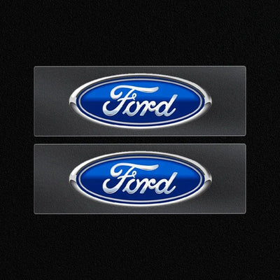 Car Logo Door Handle Sticker Auto One-click Start Button Decal For Ford Kuga Focus Fiesta Ecosport Mondeo Fusion Transit Pendant