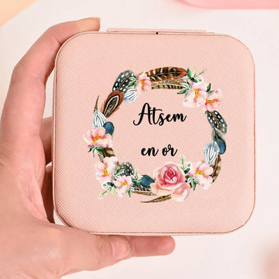 Thank You Mistress for This Great Year Jewelry Organizer Teacher's Day Gift for Her Garland Alphabet Jewelry Box Thanks teacher