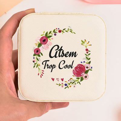 Thank You Mistress for This Great Year Jewelry Organizer Teacher's Day Gift for Her Garland Alphabet Jewelry Box Thanks teacher