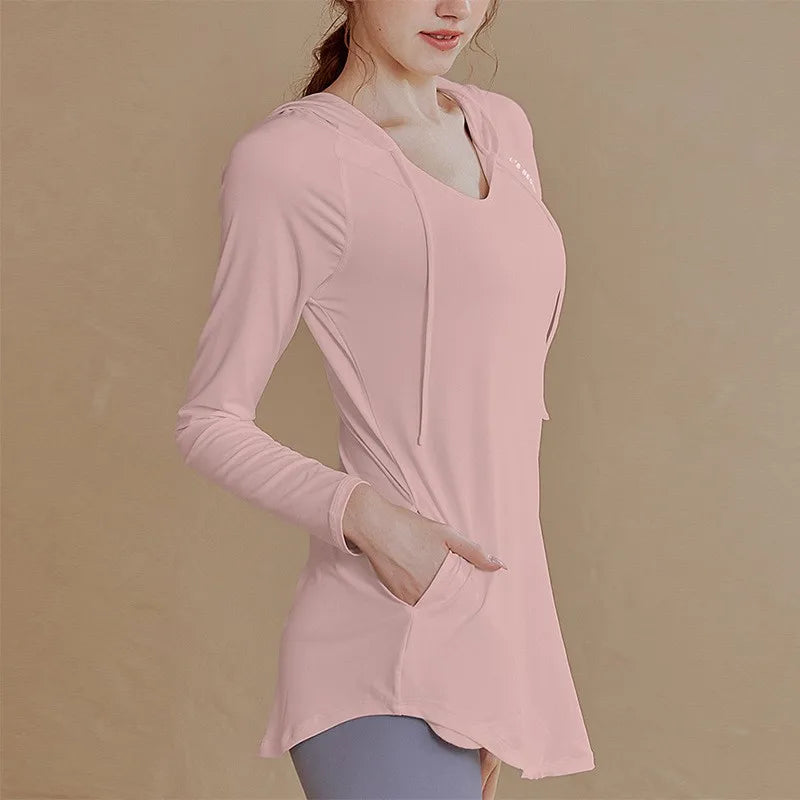 Women's Sports Wear For Fitness Running Jogging Seamless Long Sleeve Gym Woman Sport Shirt Yoga Top Female Workout Tops T-shirt - The world bestselling 