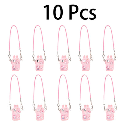 For Labubu Accessories For Crybaby Accessories Cartoon style camera phone Bag Plush Doll Accessories