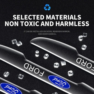 Invisible car Door Handle Shake Scratches Protective For Ford Fiesta Ranger Focus Kuga Mustang S-MAX Transit Mondeo Fusion Esco