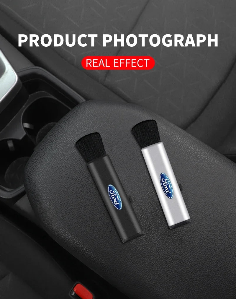 Car Telescopic Plastic Handle Wool Small Brush For Ford Focus mk2 mk3 Fiesta mk7 Ranger Mondeo mk4 S-MAX Kuga Mustang Auto Goods
