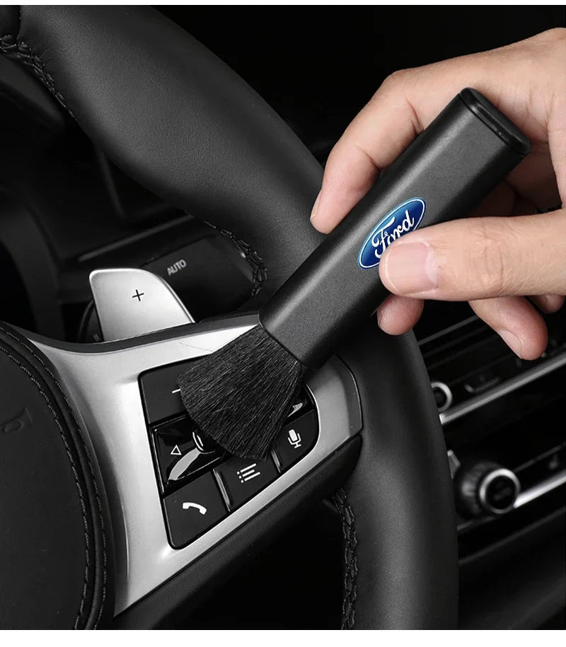 Car Telescopic Plastic Handle Wool Small Brush For Ford Focus mk2 mk3 Fiesta mk7 Ranger Mondeo mk4 S-MAX Kuga Mustang Auto Goods