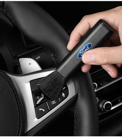 Car Telescopic Plastic Handle Wool Small Brush For Ford Focus mk2 mk3 Fiesta mk7 Ranger Mondeo mk4 S-MAX Kuga Mustang Auto Goods