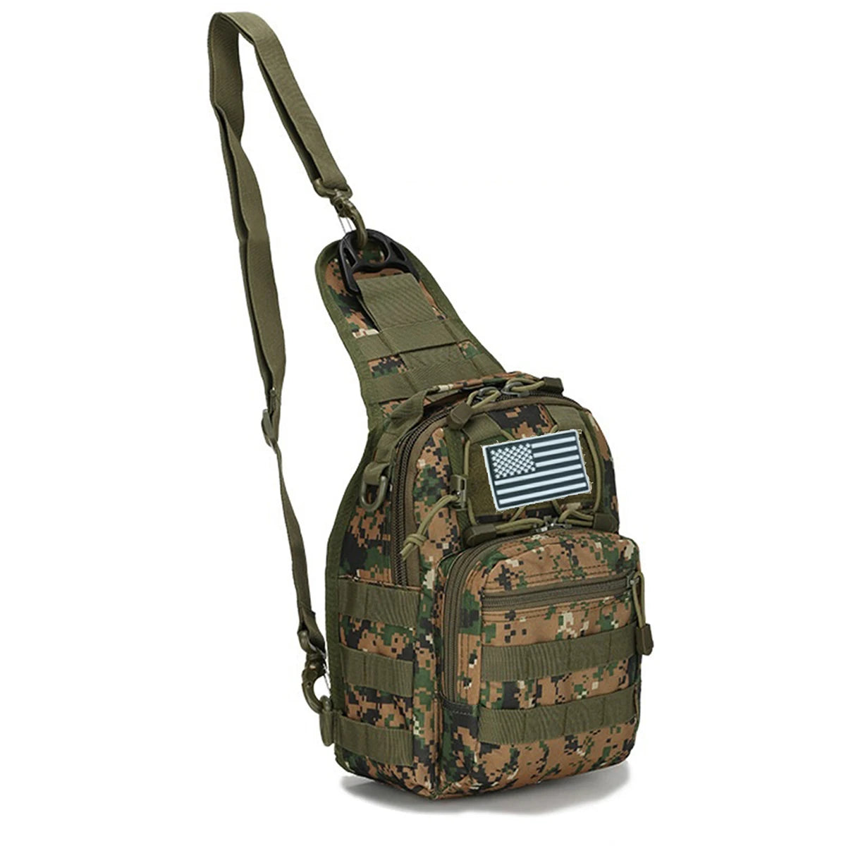 Tactical Assault Pack Sling Backpack Waterproof EDC Rucksack Bag for Outdoor Hiking Camping Hunting Trekking Travelling