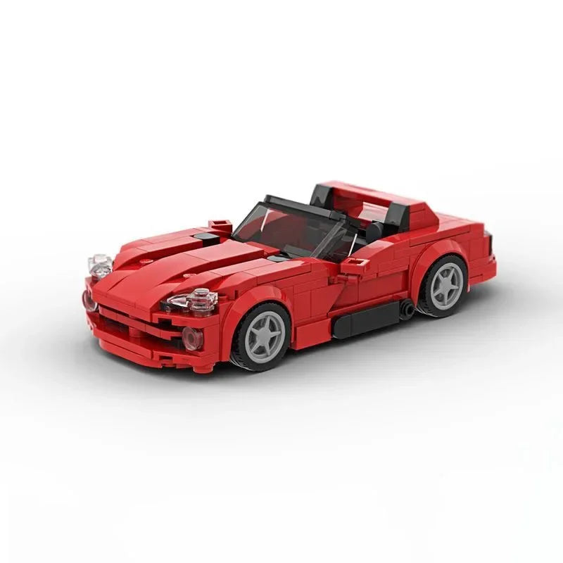 MOC 274PCS 1992 Dodgeed Viper RT 10 Speed Champions Cars Techniced Building Blocks Bricks Set Kids Toys Gifts For Boys & Girls