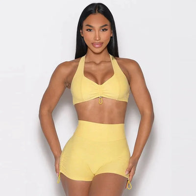 Sport Yoga Clothes Sets Women's Tracksuit Athletic Wear Fitness Suit Gym Workout Push Up Clothes Sports Bra Leggings Suit - The world bestselling 