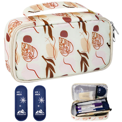 Large Portable Insulin Cooler Travel Bag - Lightweight, Durable Design for Outdoor Camping and Travel