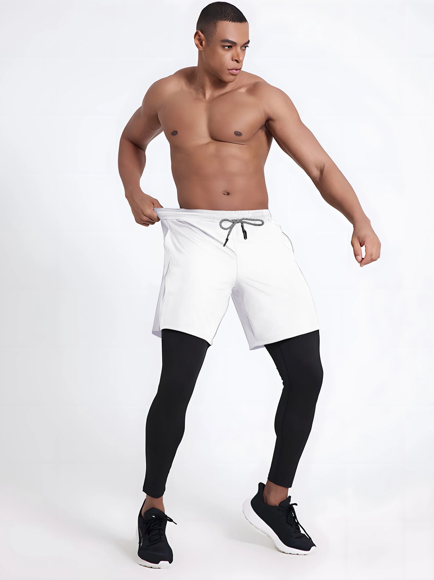 Men's Sport Pants 2 in1 Training Athletic Tracksuits Sportswear Workout Male Jogging Trousers Gym Fitness Running Pants Men - The world bestselling 