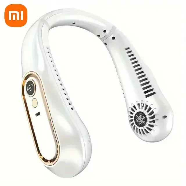 Xiaomi Portable Neck Fan 8800mAh MINI Electric Ventilador Silent Neckband Wearable Cooling FAN Rechargeable Neckband Air Coole