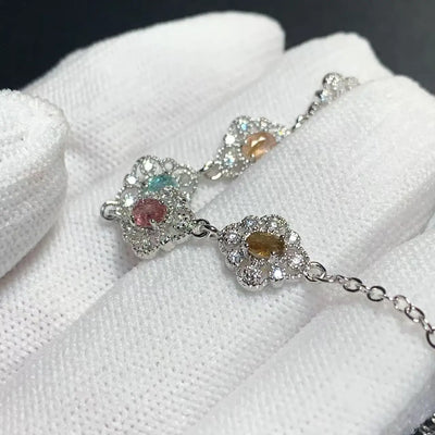 Natural Tourmaline Bracelets & Bangles For Women  Adjustable Fine Jewelry stone