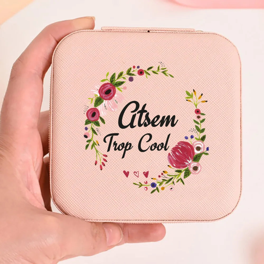 Thank You Mistress for This Great Year Jewelry Organizer Teacher's Day Gift for Her Garland Alphabet Jewelry Box Thanks teacher