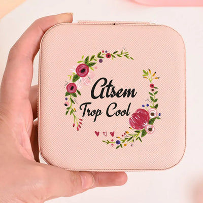 Thank You Mistress for This Great Year Jewelry Organizer Teacher's Day Gift for Her Garland Alphabet Jewelry Box Thanks teacher