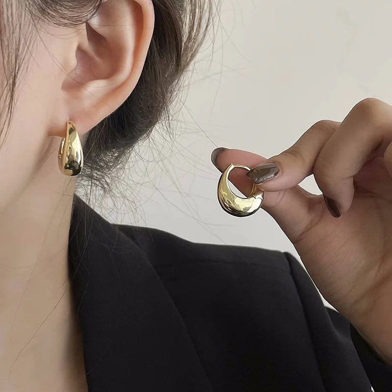 925 Sterling Silver Shining Zircon Earrings for Women Circle Round Earrings Fashionable Elegant Jewelry Birthday Party Gifts