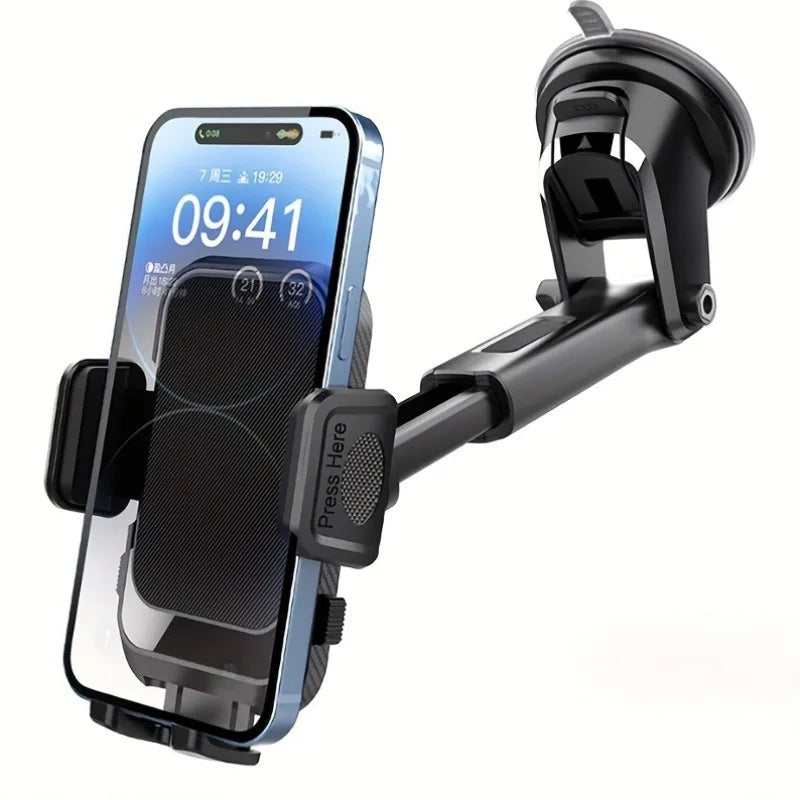 Car Phone Holder for Cars, Suction Cup Style Air Vent Navigation Bracket, Mounting Clip for Inside the Car