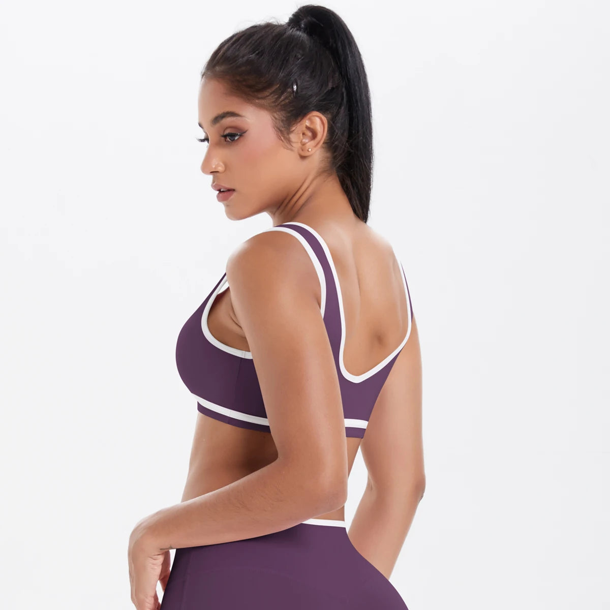 Sports Underwear Women Top Push Up Fitness Yoga Bra Color Blocking Workout Bra Gym Sport Tops For Women Breathable Running Vest - The world bestselling 