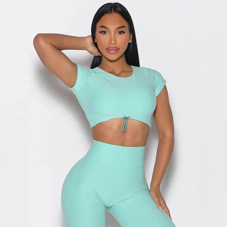 Sport Yoga Clothes Sets Women's Tracksuit Athletic Wear Fitness Suit Gym Workout Push Up Clothes Sports Bra Leggings Suit - The world bestselling 