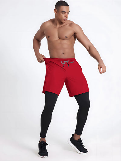 Men's Sport Pants 2 in1 Training Athletic Tracksuits Sportswear Workout Male Jogging Trousers Gym Fitness Running Pants Men - The world bestselling 