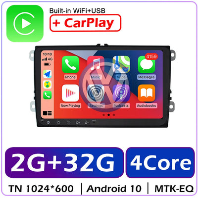 Car Android For VW Volkswagen Golf Polo Tiguan Passat b6 SEAT leon Skoda yeti Octavia Multimedia player 2 Din Car Radio CarPlay