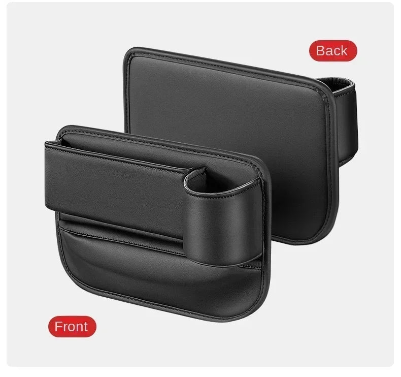 PU Leather Car Seat Gap Bag Case Storage Bag For Auto Console Side Plug Filler Organizer Crevice Stowing Tidying Pocket Amagi
