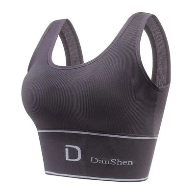 Sports Vest Women Gather Without Steel Ring Shockproof Underwear, Tube Top, Outer Wear, All-match U-shaped Beautiful Back, Big - The world bestselling 